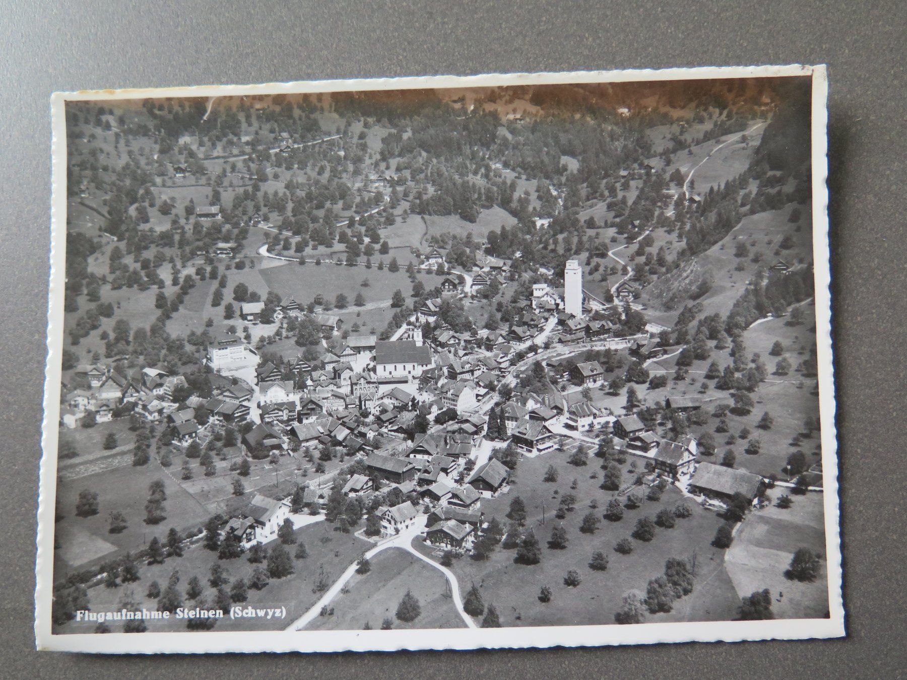 Cartoline postali: STEINEN - FLUGAUFNAHME – Usato da Wittenbach venduto da lipasal