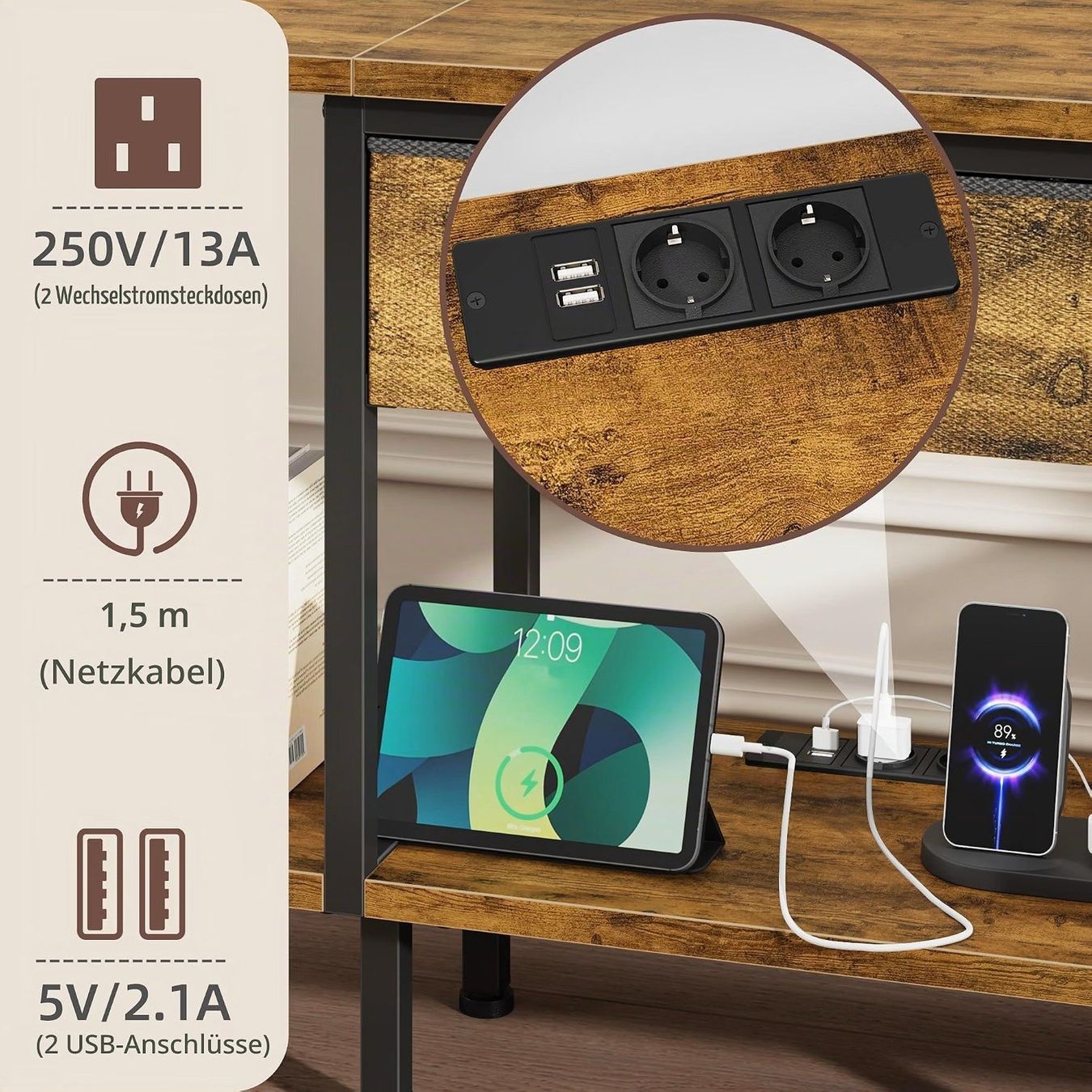 Mobili TV: Fernsehtisch, TV-Lowboard – Nuovo (secondo la descrizione) da Pieterlen venduto da Plasticbox 5