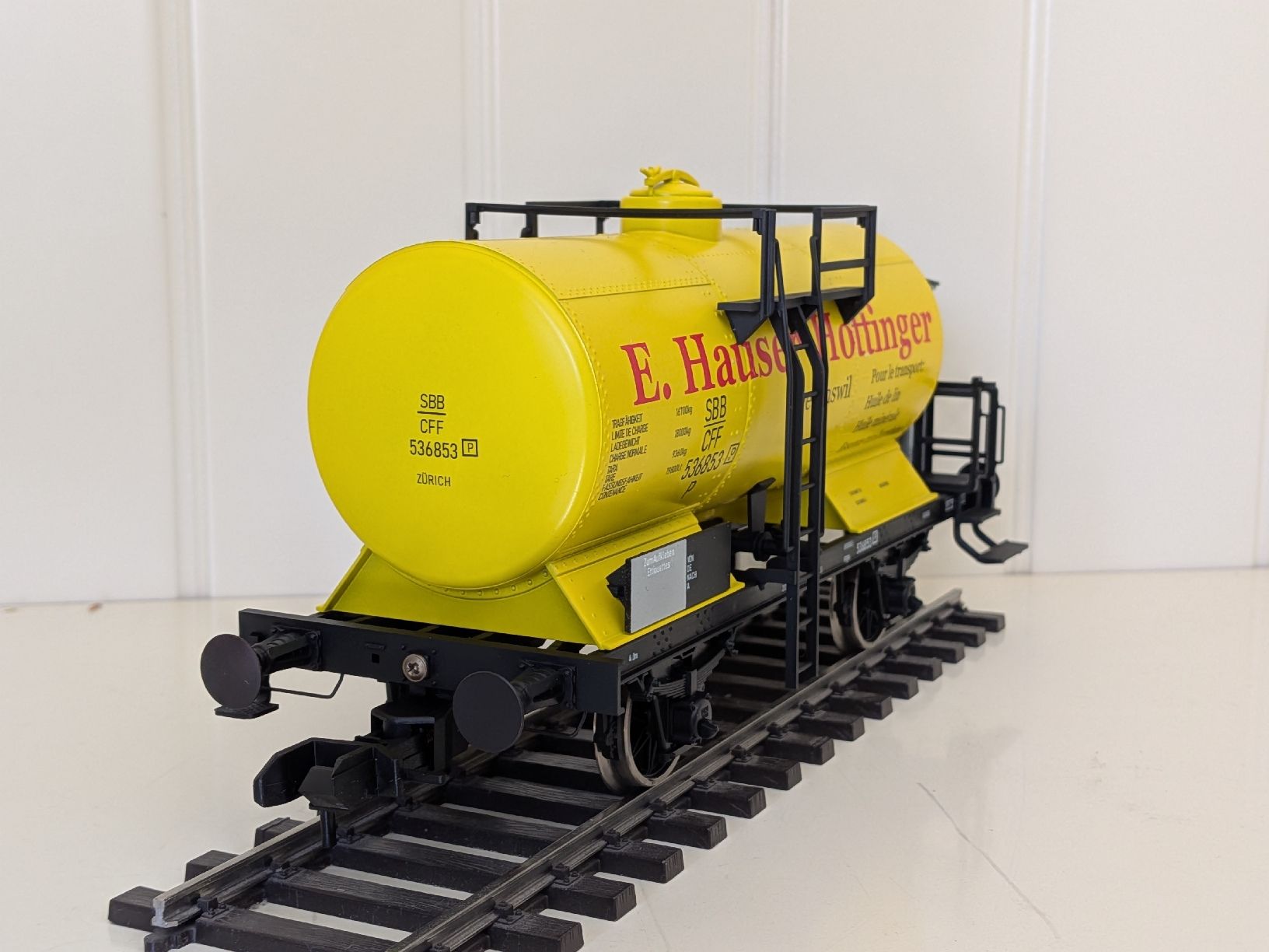 Märklin Modellini di ferrovie: SBB Kesselwagen 536853 E. Hauser Hottinger EINZELSTÜCK – Nuovo (secondo la descrizione) da Grenchen venduto da garage-city 3