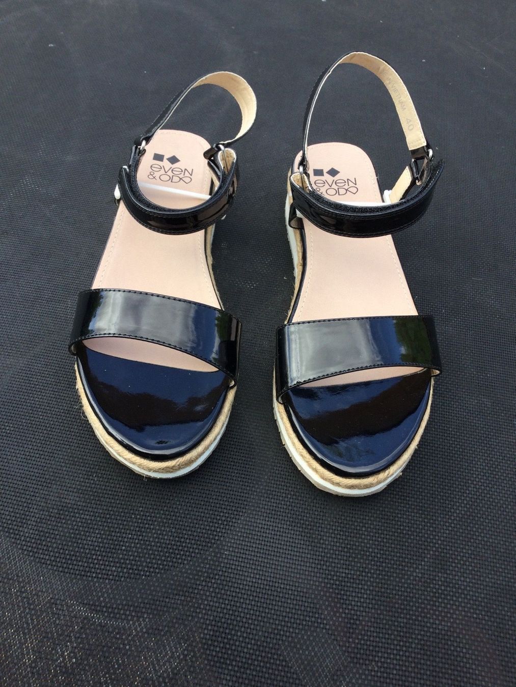 Scarpe da donna: Sandalettes noires vernis EVEN&ODD new – Nuovo e nell'imballaggio originale da Agiez venduto da chouchanelle 4