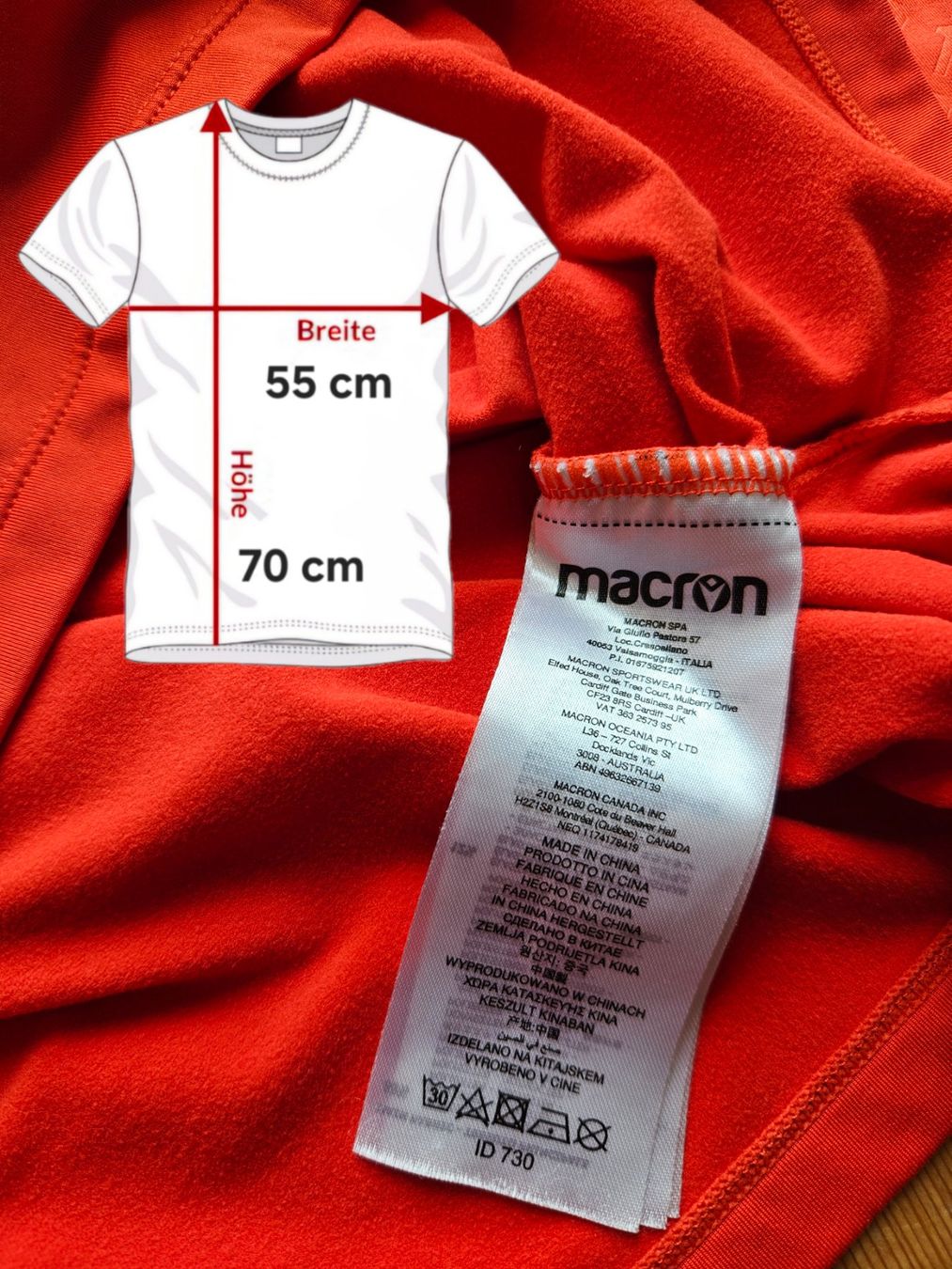 Canottiere & Pantaloni: FC Basel Trainingsoberteil Macron Grösse L FCB Jacke – Usato da Hägglingen venduto da United-Village-Trade 4