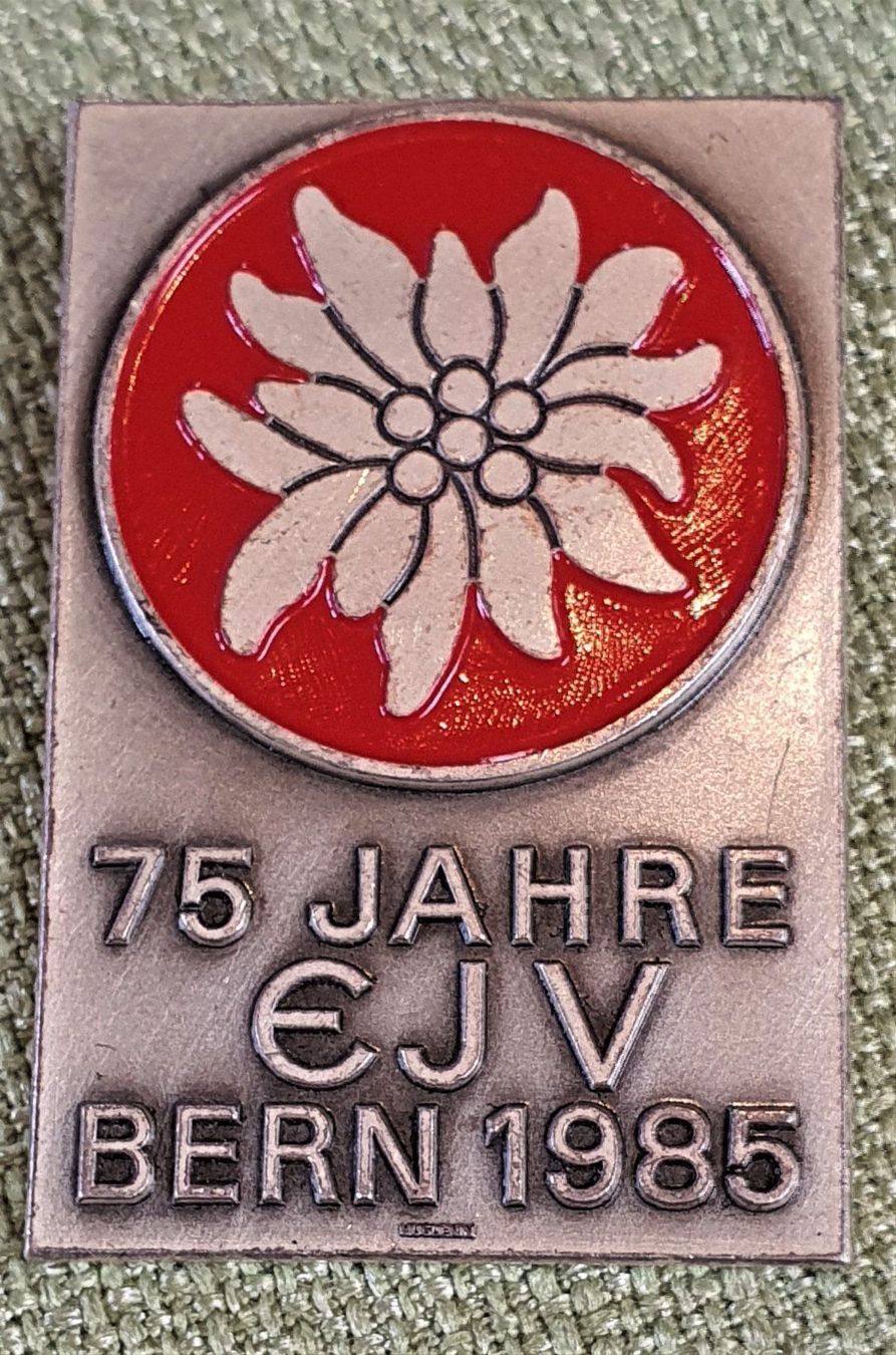Médailles: D351 - 75 Jahre EJV Bern 1985 Edelweiss – D'occasion à Reinach BL par Boston-Verkauf