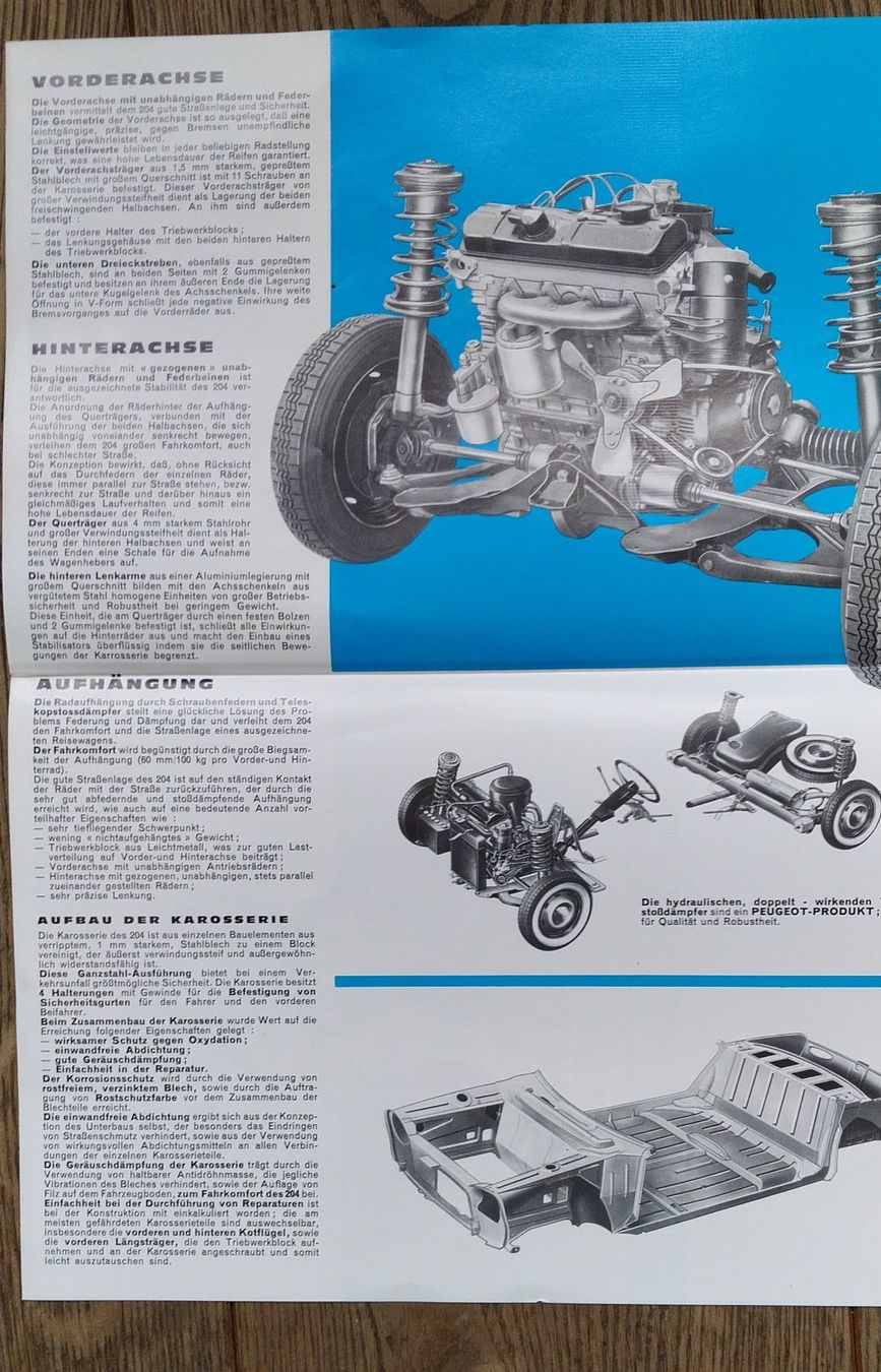 Documenti: Peugeot 204 Prospekte – Usato da Safenwil venduto da efclassics 3
