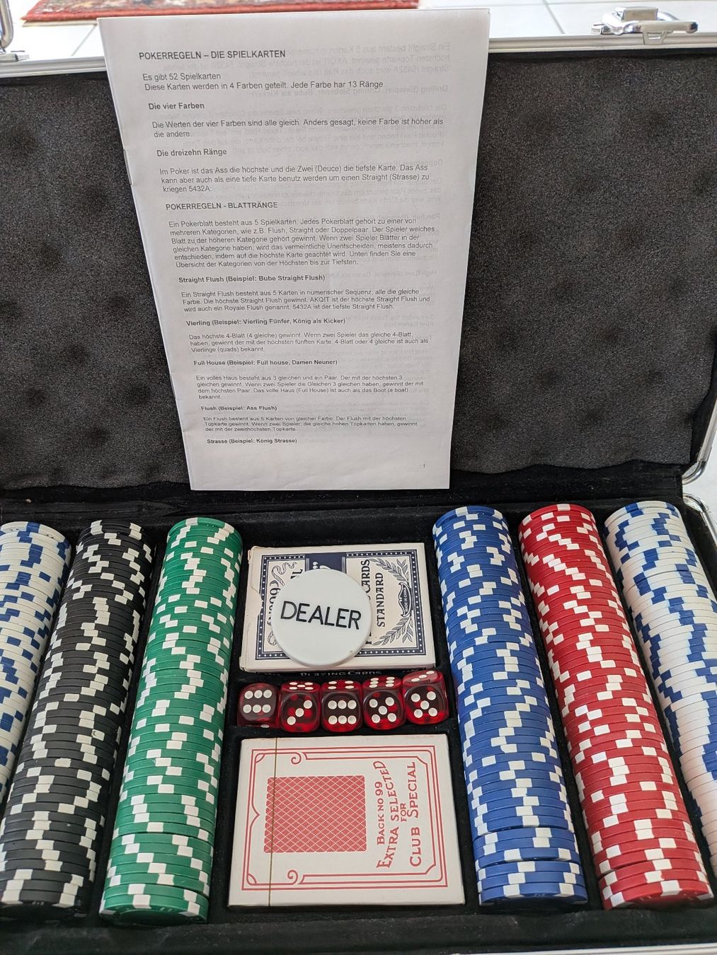 Giochi: Pokerkoffer – Nuovo (secondo la descrizione) da Wädenswil venduto da Mamacita60 1