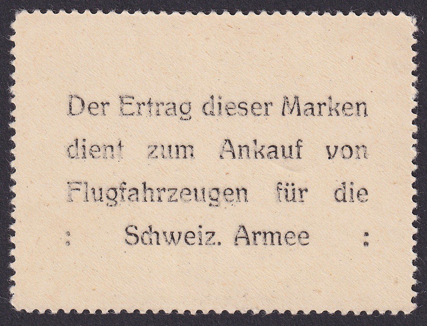 Tutti i francobolli: Flugspende Vignette 1913.1B Type II postfrisch ** – Usato da Ebikon venduto da SilvioFreund 1