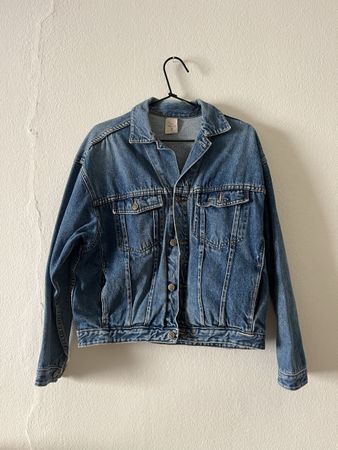 Veste en jean bleue taille S/M 