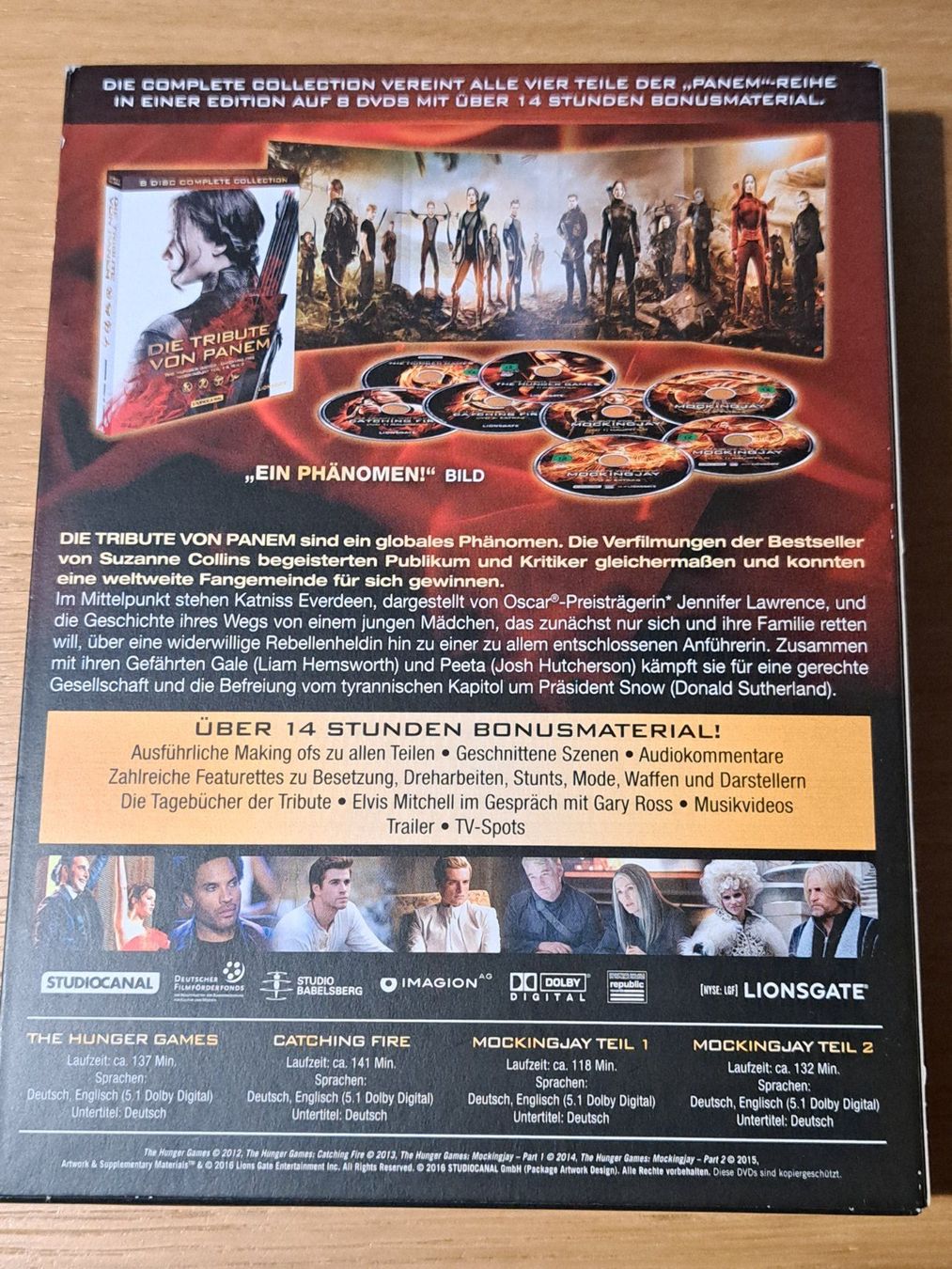 Alle DVDs: Die Tribute von Panem Hunger Games, Caching Fire, Mockingjay – Gebraucht aus Unterseen von Kanica 1