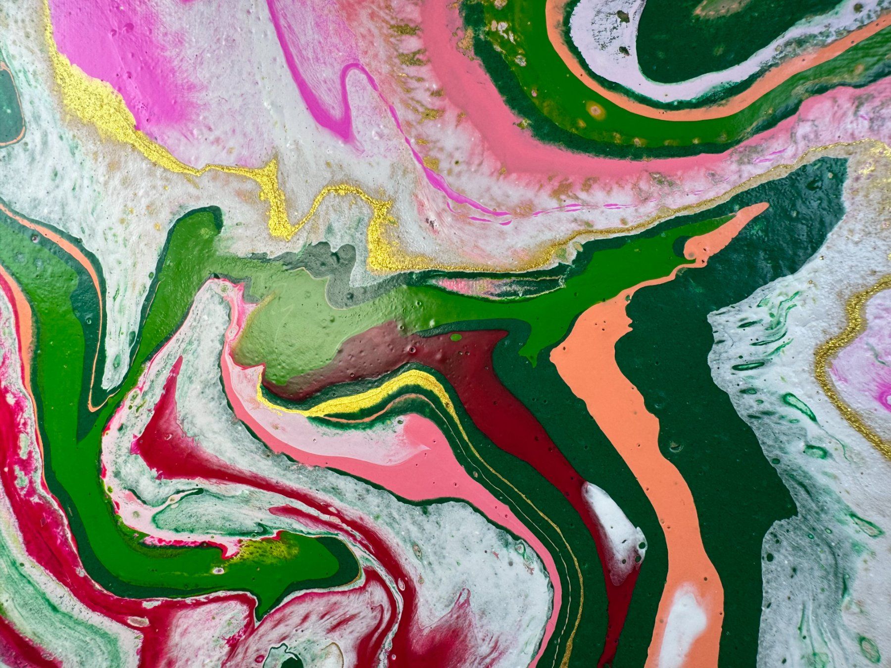 Dipinti: Acryl-Flüssigmalerei, quadratisch – Usato da Schlieren venduto da MayaSheng1983 1