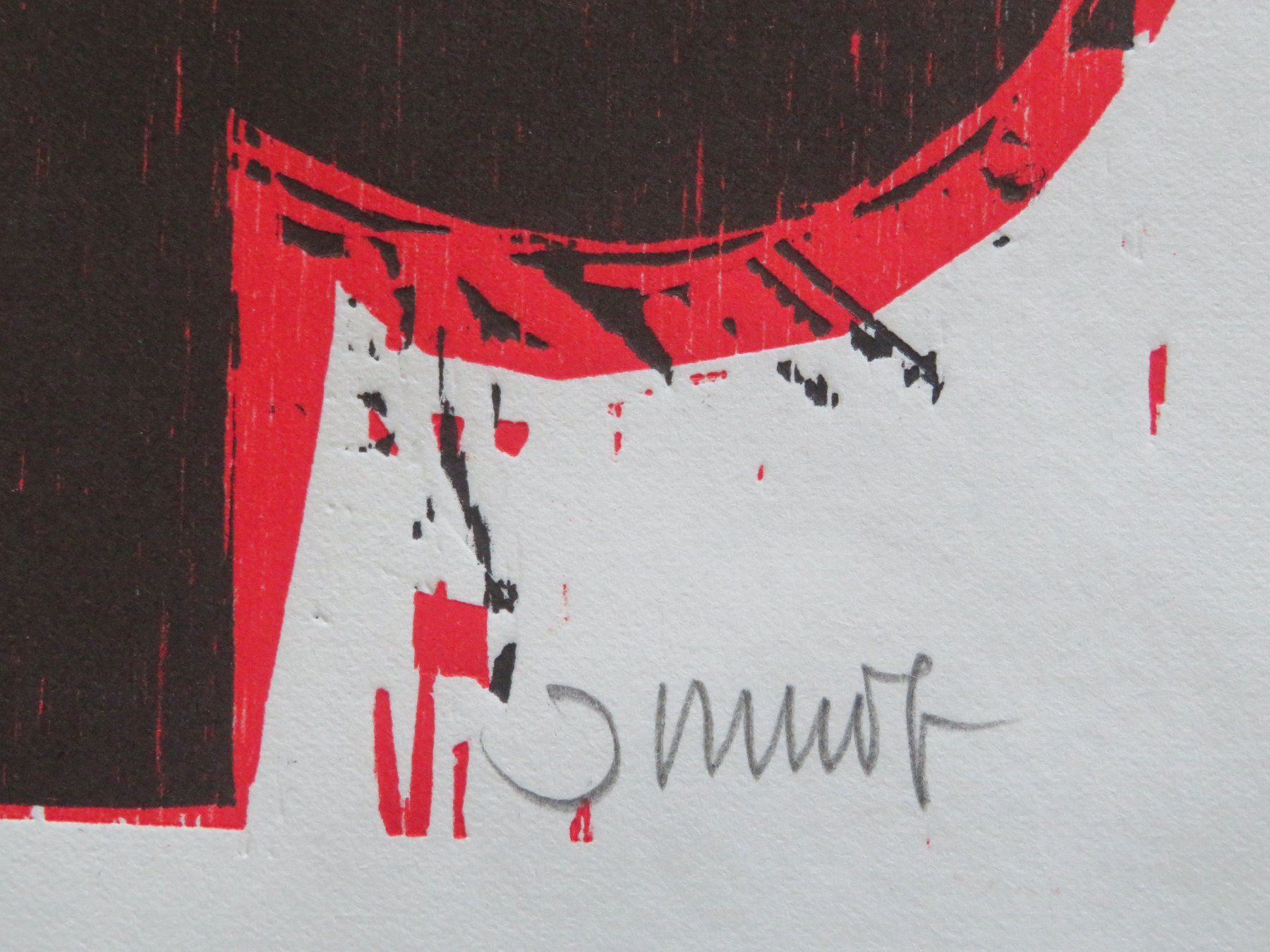 Xilografie: Graphik / Holzschnitt - Robert Imhof – Usato da Oberriet SG venduto da ganesh435 2