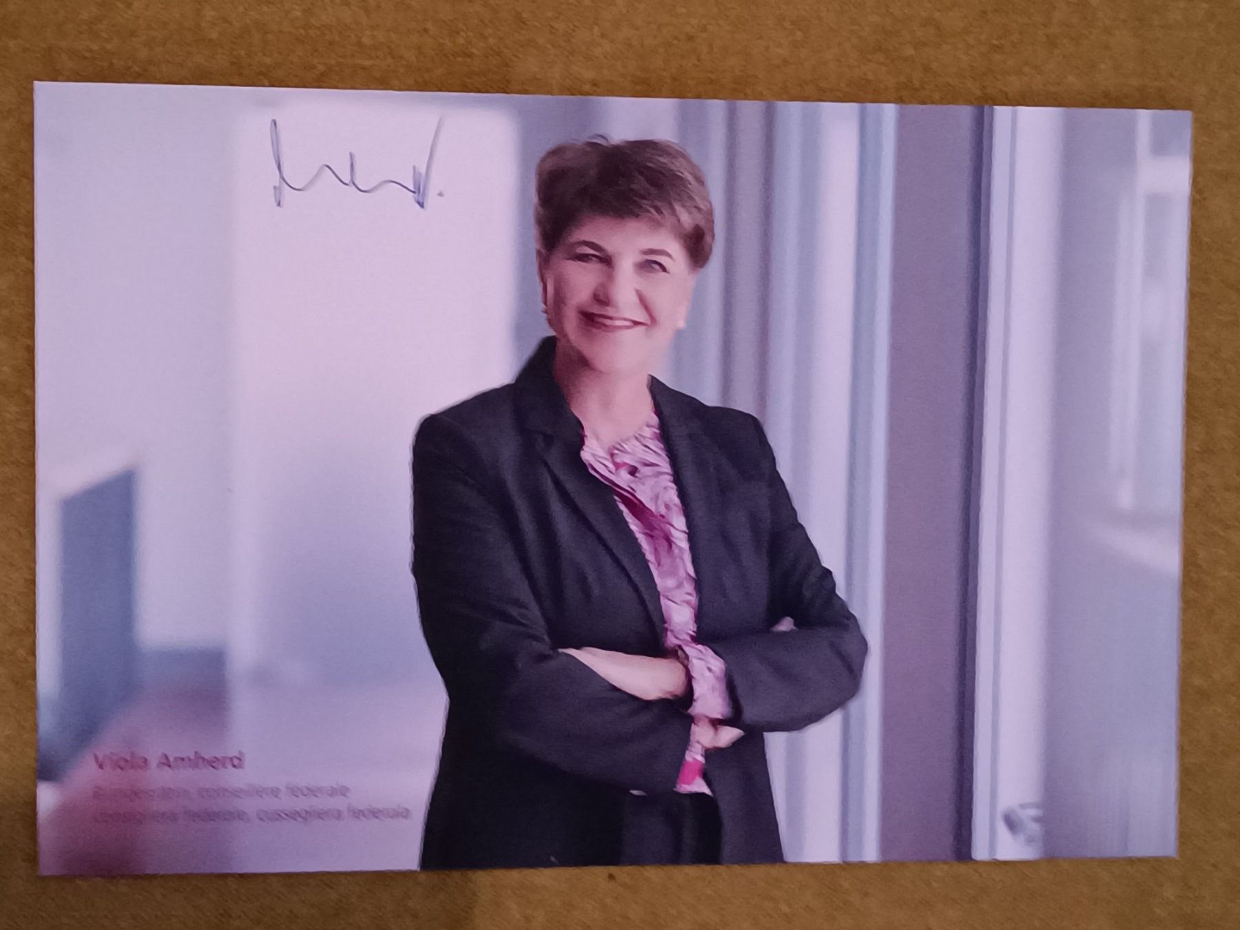 Autographes: Viola Amherd - Bundesrätin 2 – D'occasion à Menziken par Autogramme