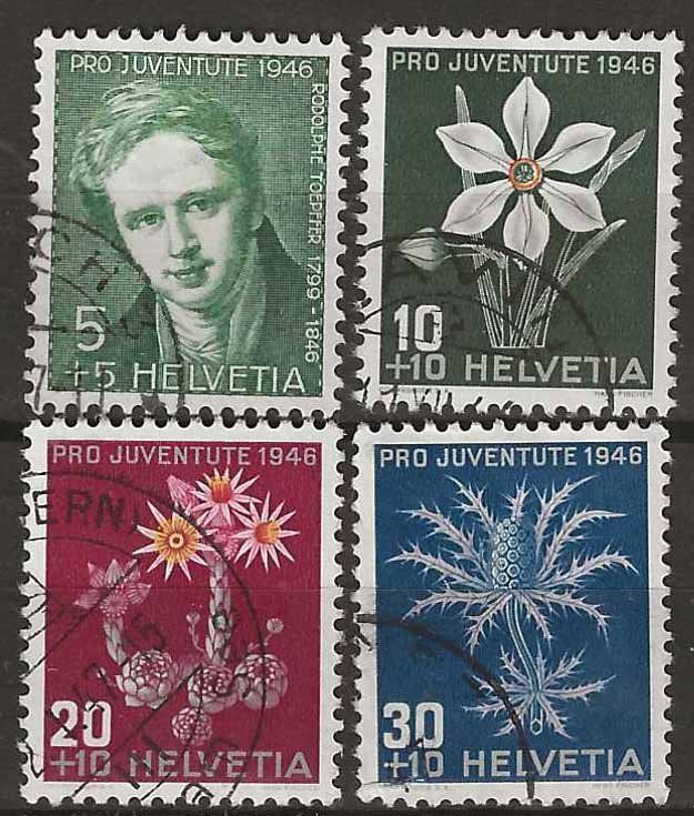 Tutti i francobolli: PJ046 - Pro Juventute 1946 obl. – Usato da Trélex venduto da Phil_Albert