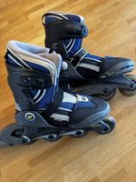 K2 Raider Inlineskates verstellbar blau schwarz gebraucht