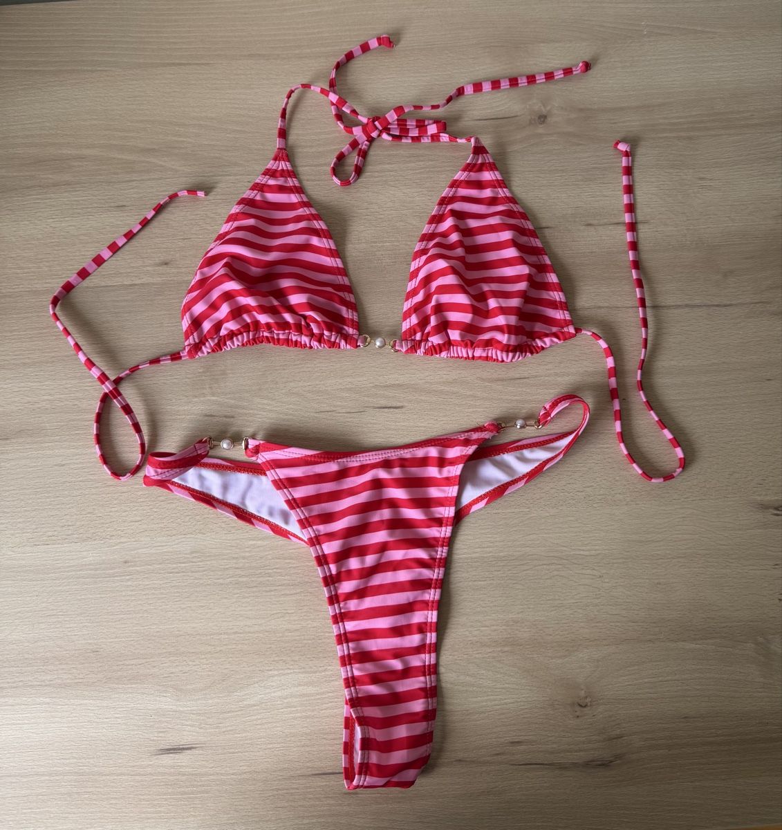 Badekleider & Bikinis: PINK STRIPED BIKINI – Neu (gemäss Beschreibung) aus Genève von yav_9r9f