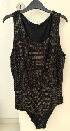 Body (Unterjacke) mit zarten goldenen Punkten - M/L