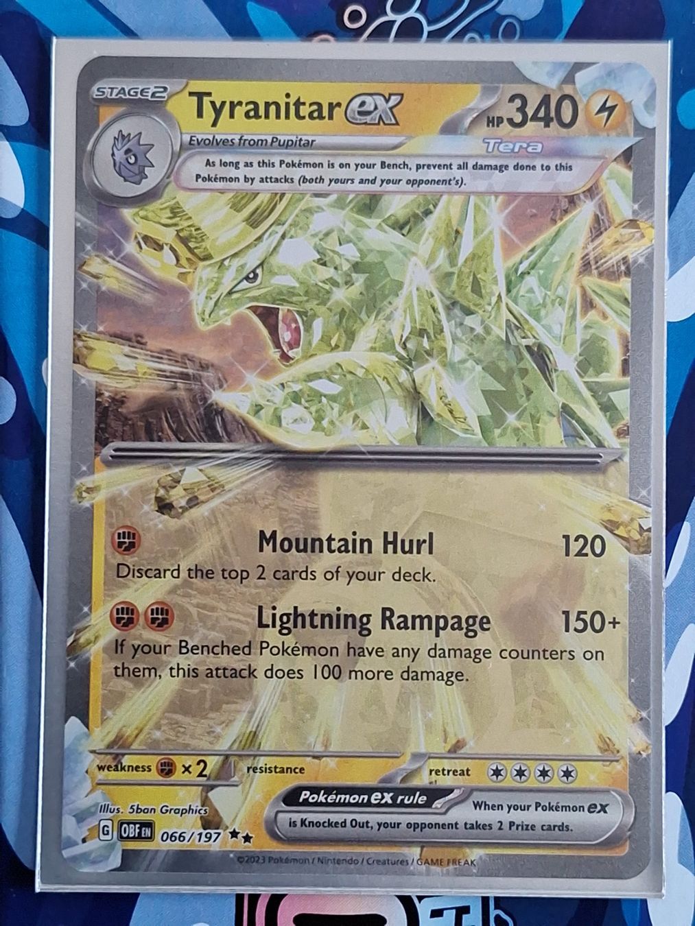 Pokémon Sammelbilder & Trading cards: Tyranitar EX  #Ord17 – Gebraucht aus Altstätten SG von GGsGameshop