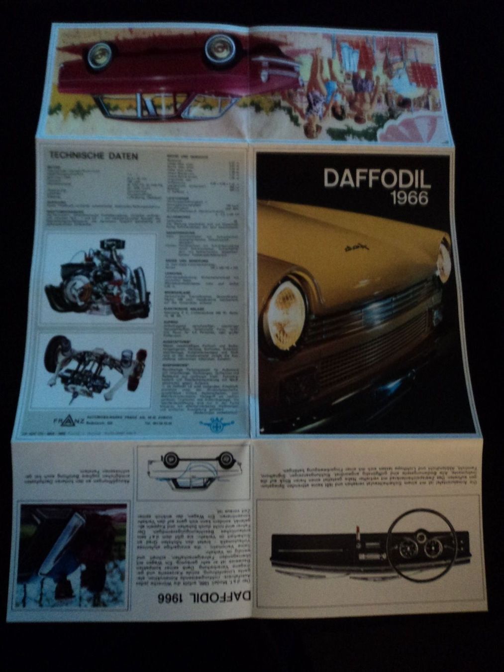 Daf Documenti: Prospekt DAF Daffodil 1966 – Usato da Schwarzenburg venduto da modelCARama 4