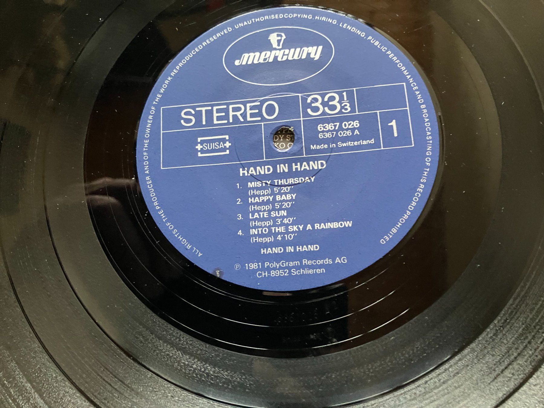 Dischi in vinile: Hand In Hand – Usato da Aarwangen venduto da Jukebox3 5