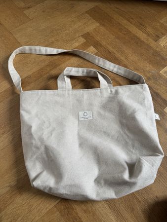 Stofftasche Marin et Marine beige mit Beutel neuwertig