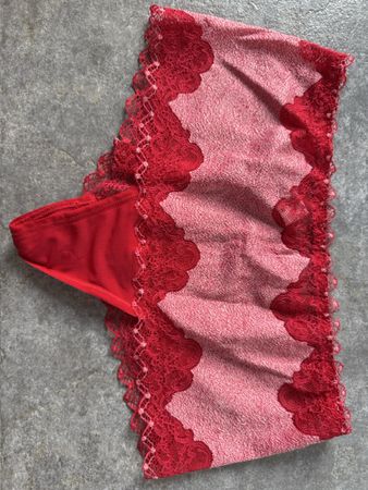 Figfort Damen String Tanga Rot Gr. M/38-42 - Neuwertig