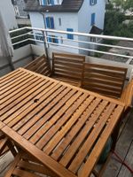 Outdoor IKEA furniture (table, sofa, chair)