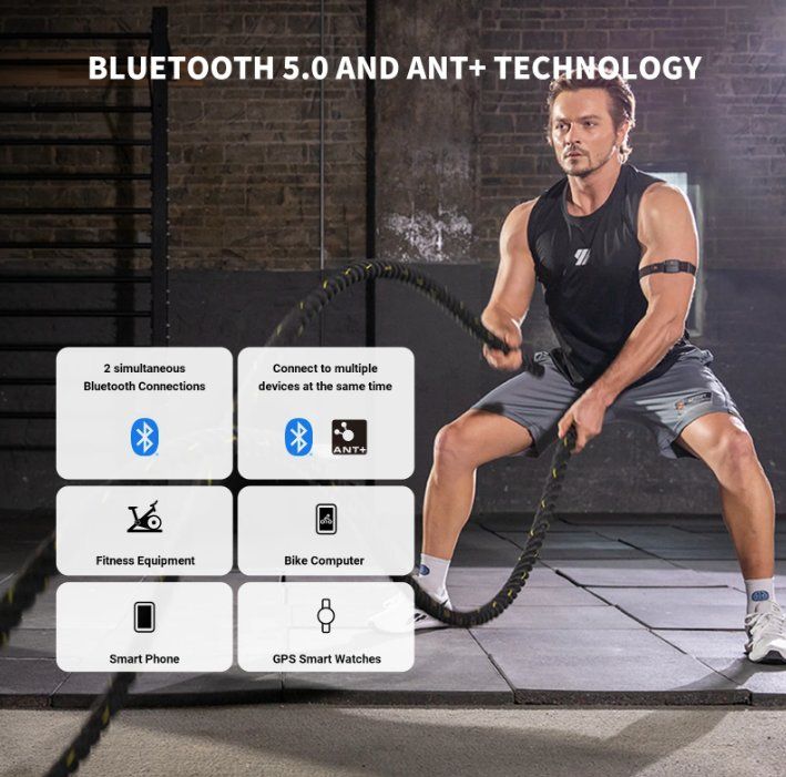 Pièces détachées: Herzfrequenzmesser Pulsgurt Brustgurt Bluetooth/ANT+ & Senso – Neuf avec emballage d'origine à Châtelaine par topshop.switzerland 8