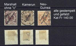 Deutsche Post in Übersee um 1897/99, gest
