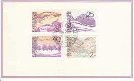 FL 5 Faltblätter ab 1972 alle mit Ausgabetagstempel