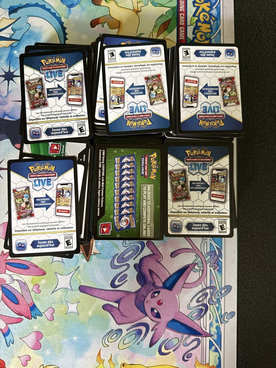 Pokémon Carte collezionabili: Pokémon - 600x Online Codes – Nuovo (secondo la descrizione) da Uvrier venduto da sauma85