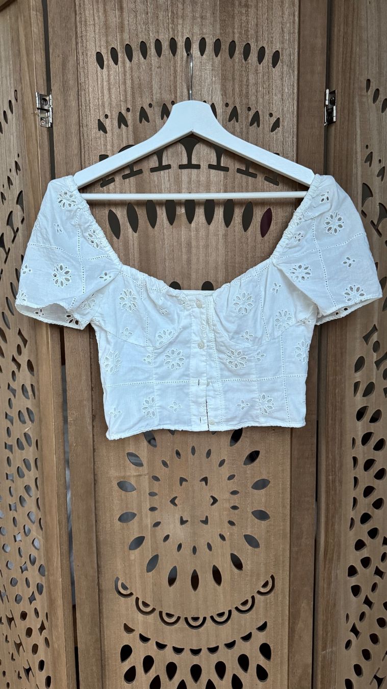 H&M Chemisiers: Weisses Oberteil – D'occasion à Riedern par leoni_m