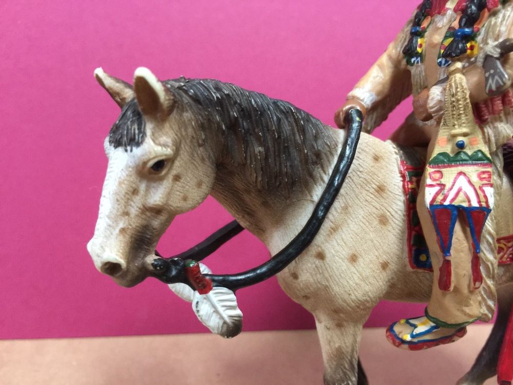 Schleich Indianer, Sioux Häuptling Pferd | Kaufen auf Ricardo