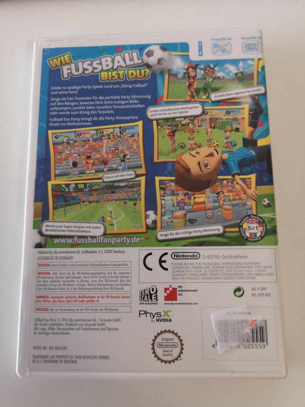 Nintendo Giochi: Fussball Fan Party (Wii) – Usato da Herisau venduto da Seyashop1 2