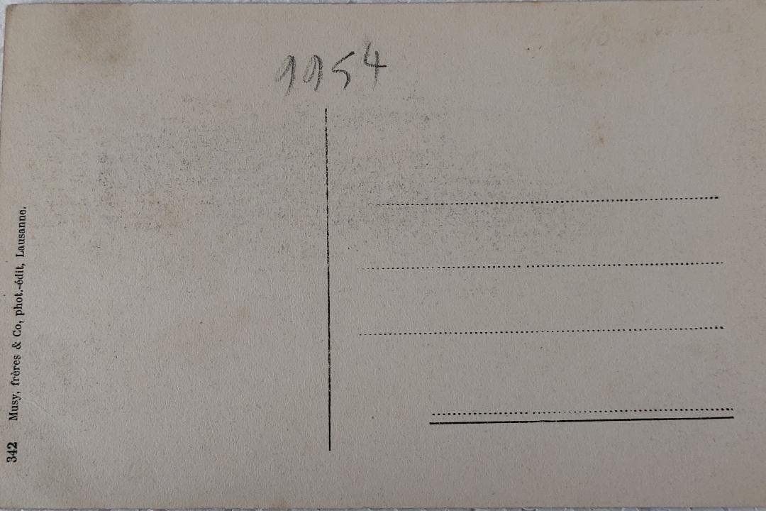 Cartoline postali: LEYSIN - Le Lac et les chalets d'Aï – Usato da Delémont venduto da Domdom1 1