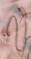 Elegante Kette mit Kreuzanhänger +Zirkonia