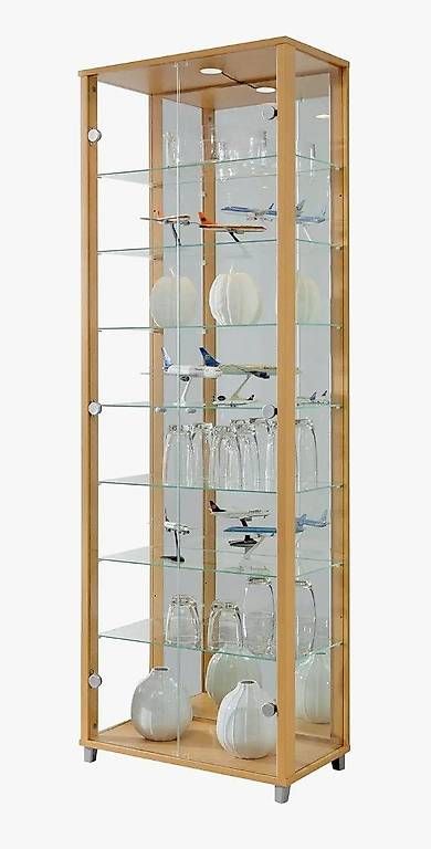 Vetrine: Glasvitrine buche hell top zustand NP 250 chf – Usato da Basel venduto da Priggyprice