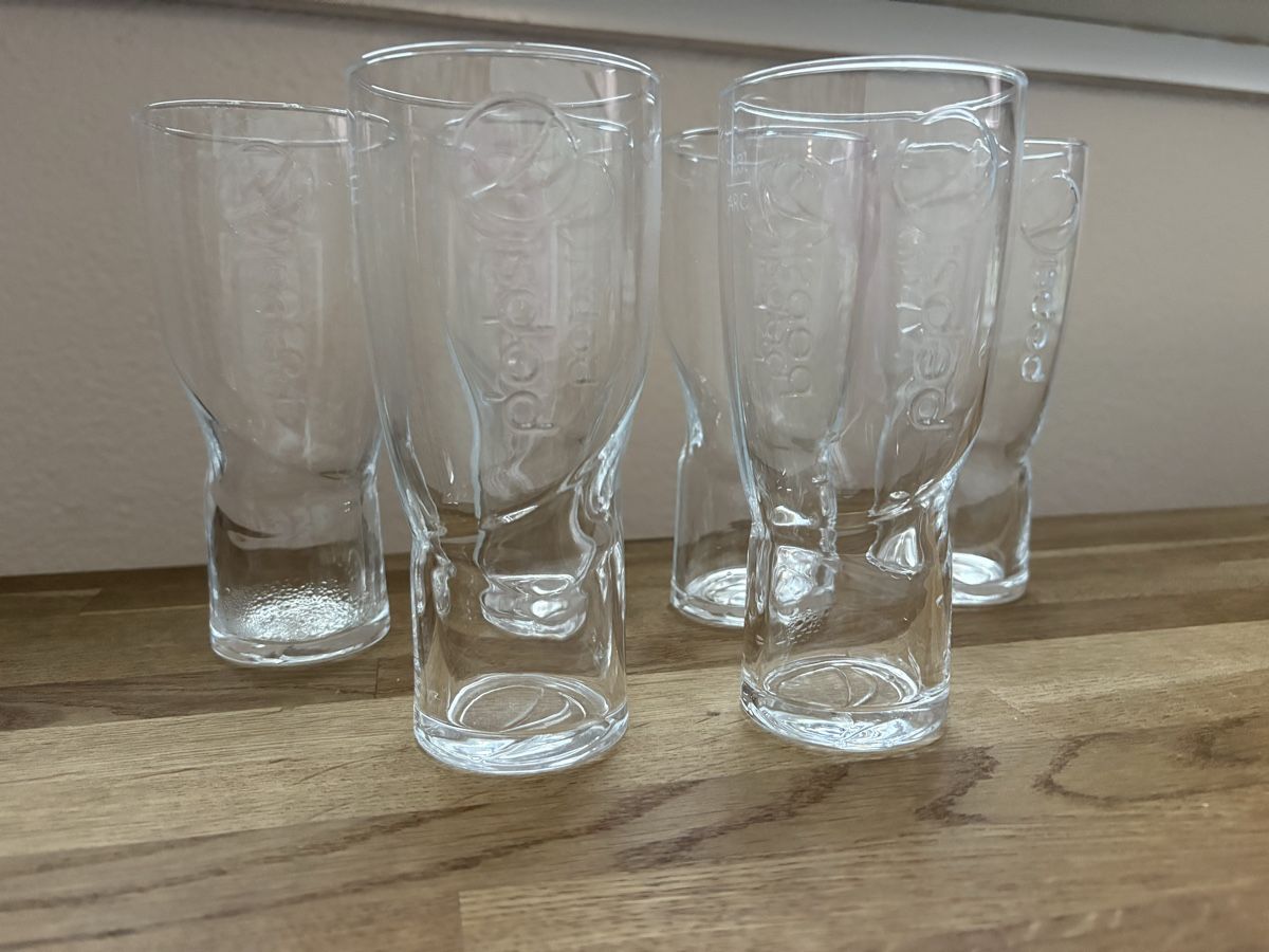 Pepsi Bicchieri: 6 verres PEPSI  – Usato da Biel/Bienne venduto da tatilene