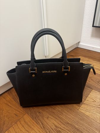 Michael Kors Handtasche Schwarz / Gold