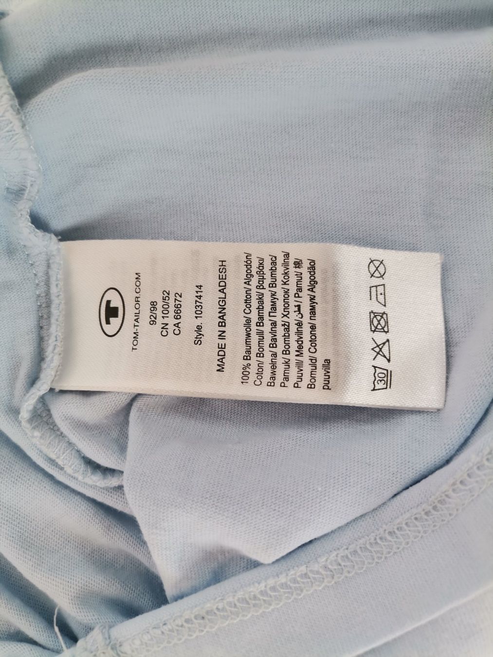 Tom Tailor Blusen, T-Shirts & Tops: TOM TAILOR Langarmshirt Mädchen Gr. 92/98 – Gebraucht aus Schaffhausen von Restwert_SH 5