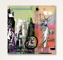 New York Urban Pop Art Kunst Statue of Liberty Bild Modern