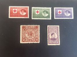 Lot Franchise  Marken Rumänien 1947