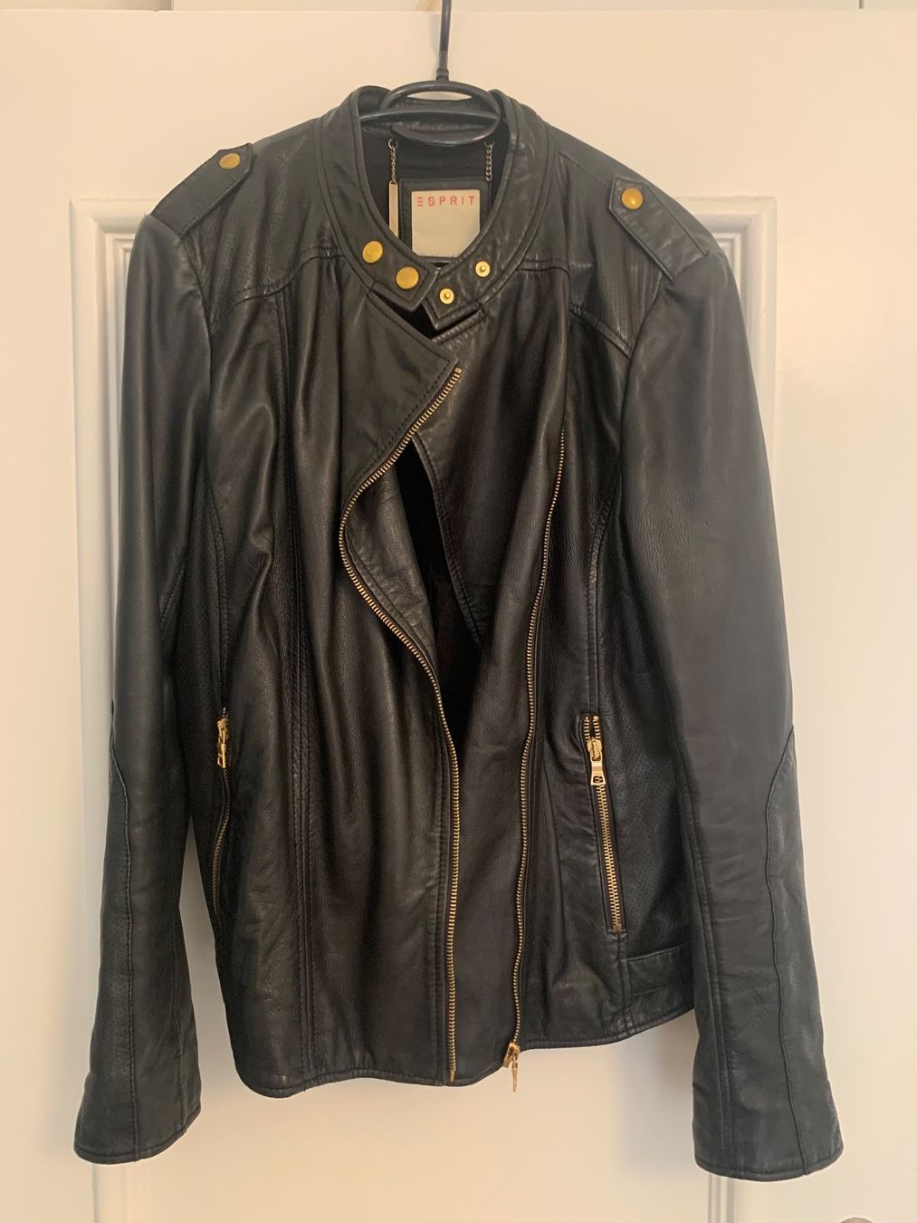 Giacche: Lederjacke ESPRIT: Lammleder, schwarz, Gr. 42, mit Etikett – Nuovo (secondo la descrizione) da Basel venduto da Interstellar85 1
