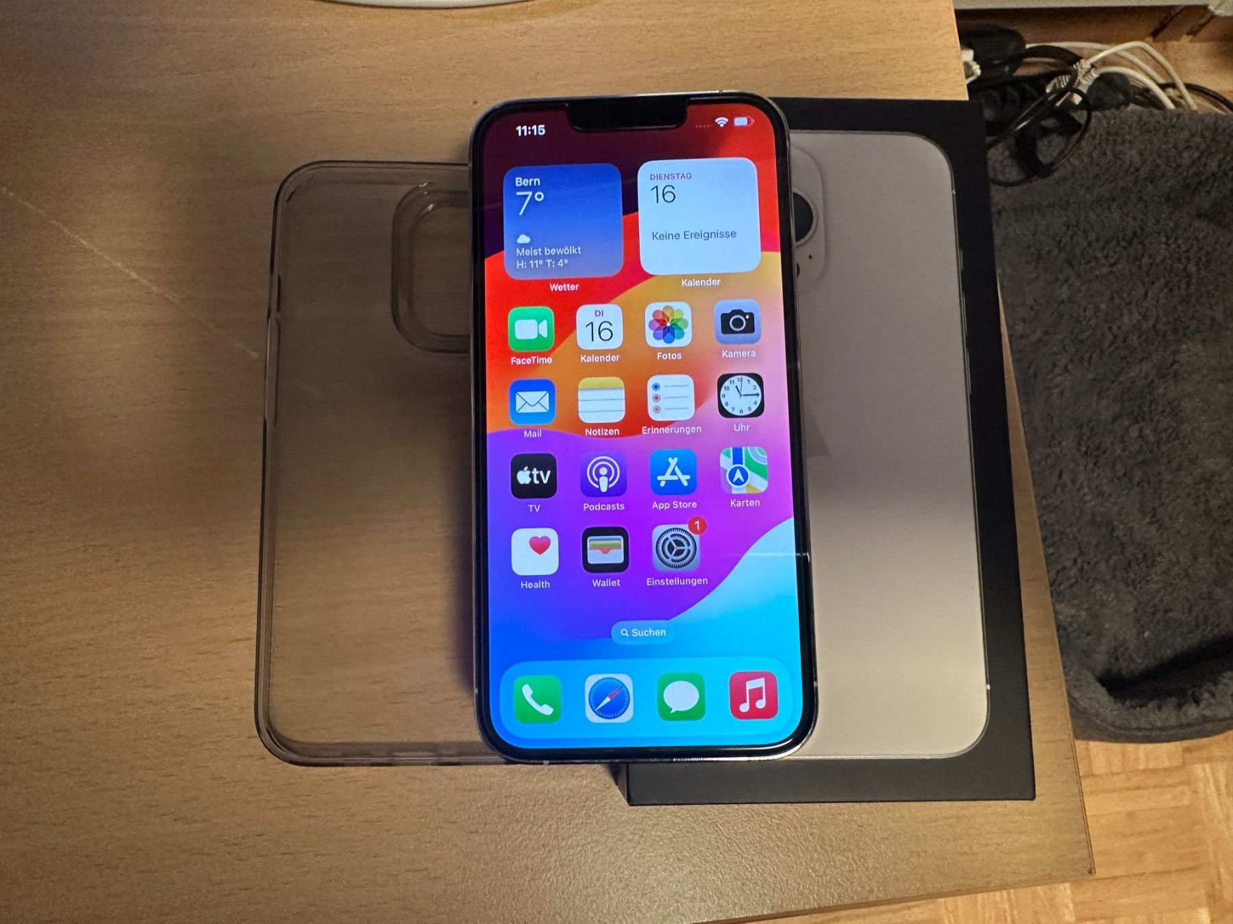 Apple Handys / Smartphones: Apple iPhone 13 Pro, 128 GB, weiss – Gebraucht aus Neuenhof von  2