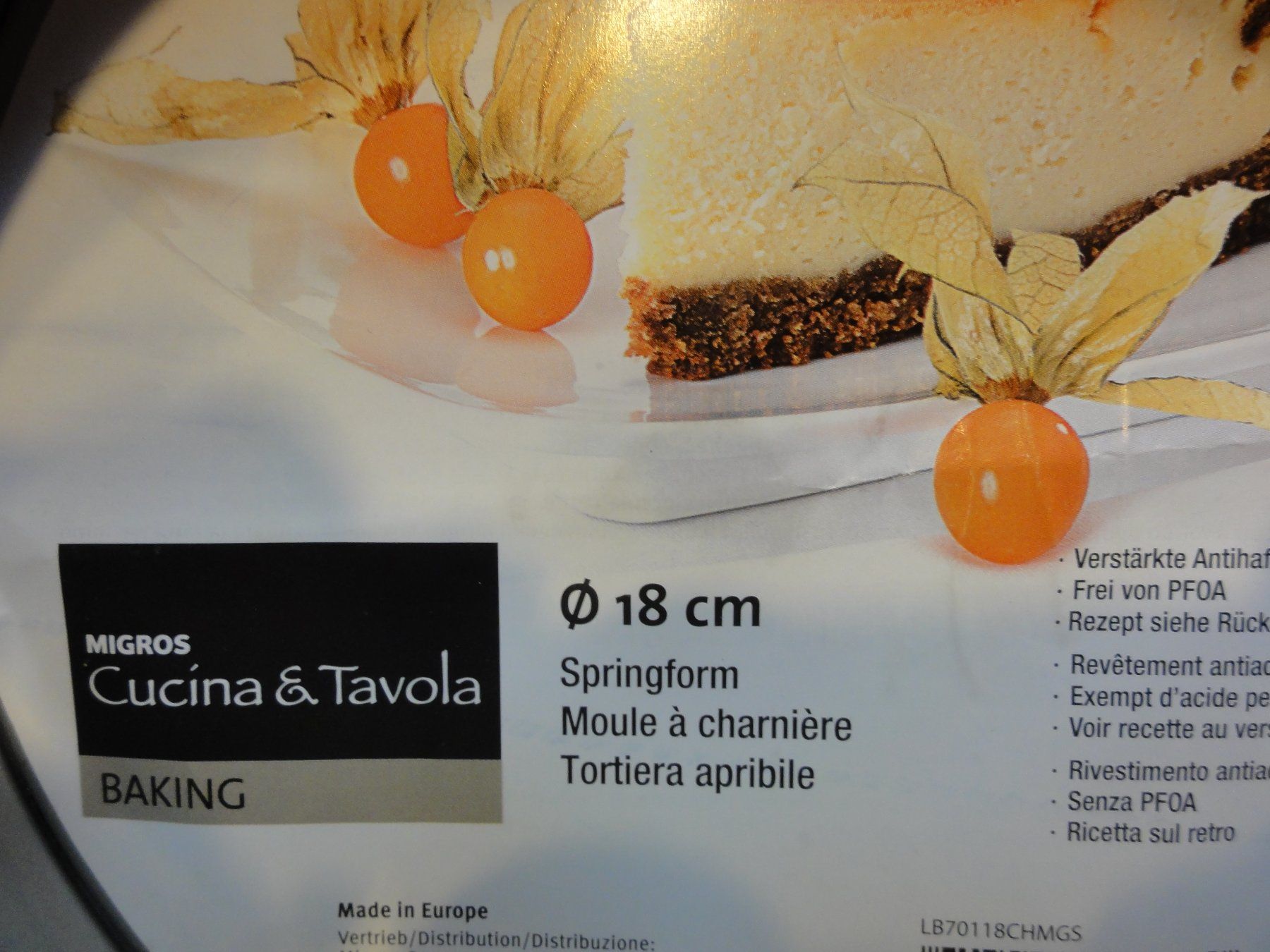 Migros Backformen: Cucina & Tavola Springform 18 cm – Neu (gemäss Beschreibung) aus Ebikon von 2297 1