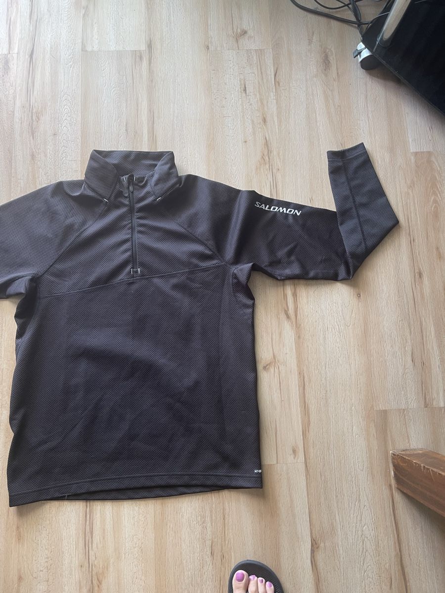 Pulls & Sweat-shirts: Pull Salomon noir  M 100% polyester comme neuf homme  – Neuf (Voir description) à Kloten par Vermicelles 1