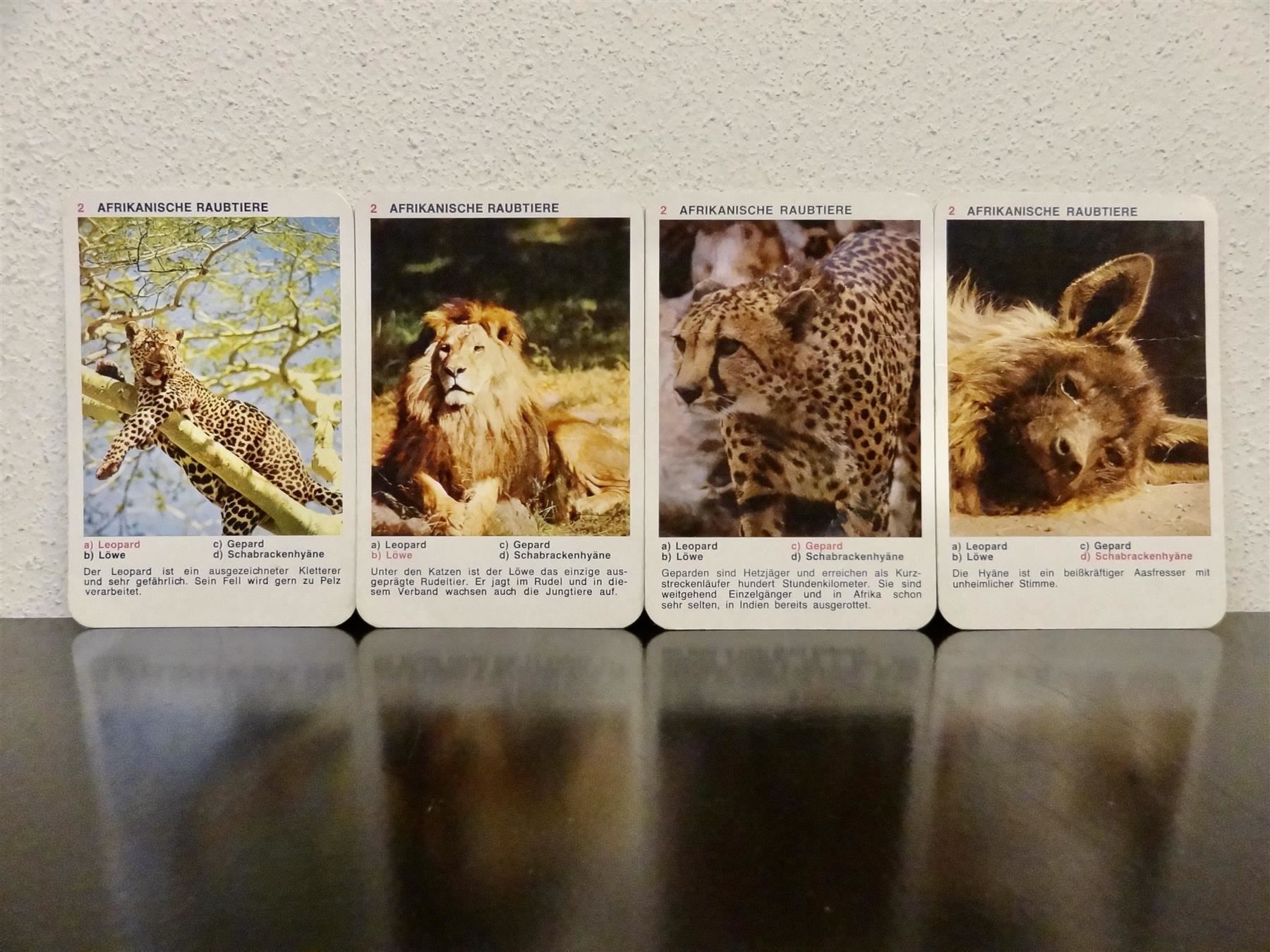 Giochi: Quartett TIER-QUARTETT EXOTISCHE TIERE – Usato da Kerzers venduto da wisaundso 5
