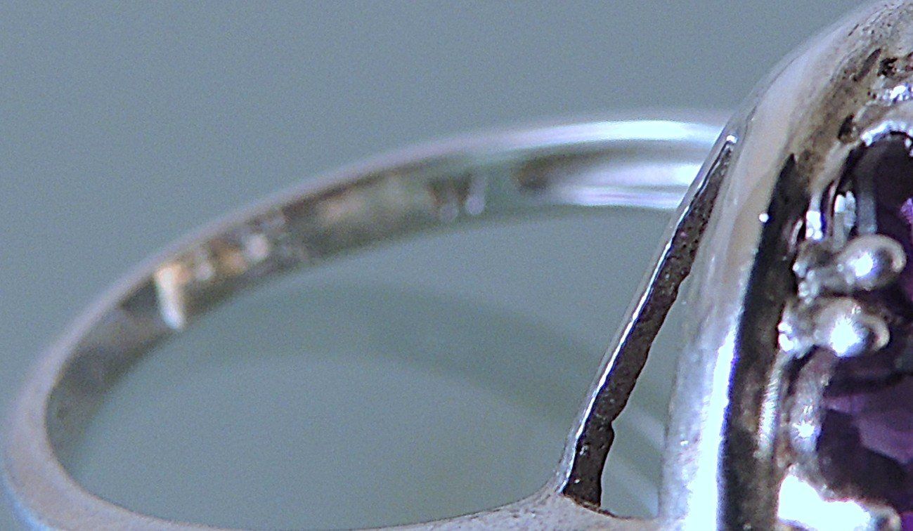 Anelli: HARRY IVENS Silber 925 Amethyst Fingerring Gr. 60 – Usato da Waldenburg venduto da schaller707 6