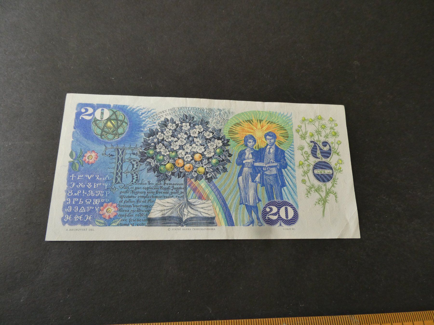 Banconote: Tschechoslowakei 1988, 20 Kronen – Usato da Hinterforst venduto da Rohusri 1