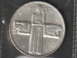 5 Franken Rotes Kreuz 1963
