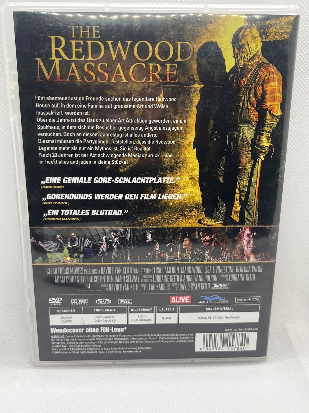 Tutti i DVDs: The Redwood Massacre - DVD Horror – Usato da Hinterkappelen venduto da Kim1992 1