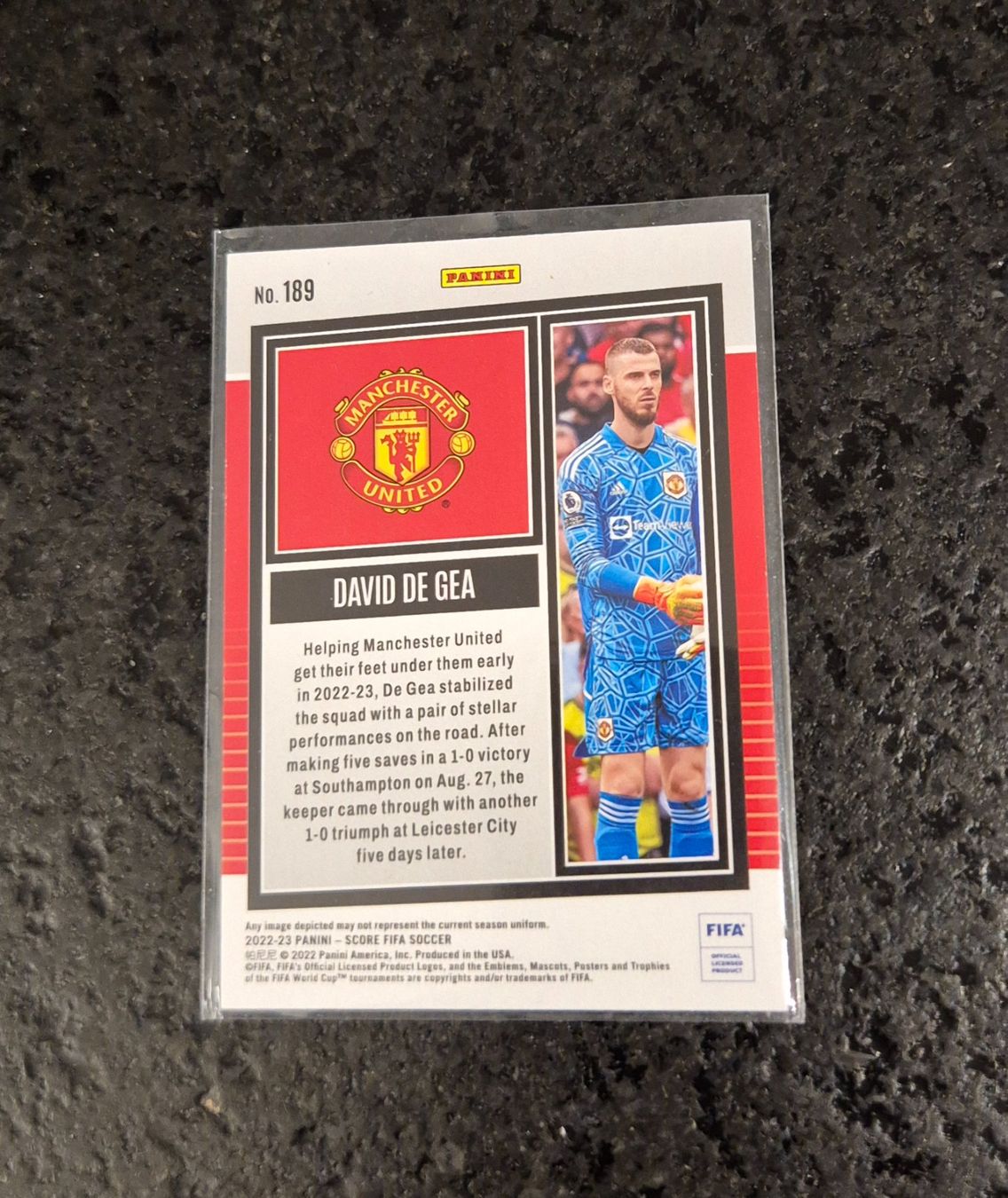 Topps Sammelbilder & Trading cards: David De Gea /55 - Manchester United - Panini – Neu (gemäss Beschreibung) aus Burg AG von Danoe 1