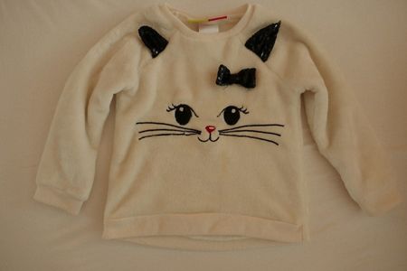 Süsser kuscheliger Katzenpulli, Gr. 3 J.